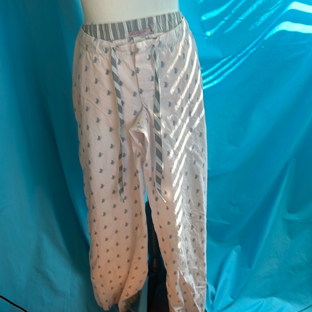 Juicy light pink&grey robe & pants.pants are unlined.robe is lined in terrycloth